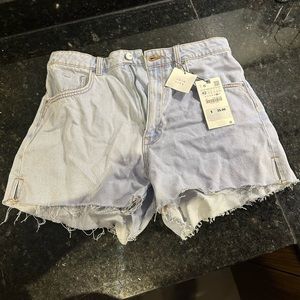 NWT Zara jean shorts size 10